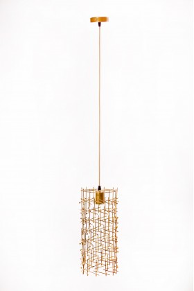 Світильник підвісний BARREL 400 золотий