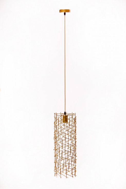 Світильник підвісний BARREL 500 золотий