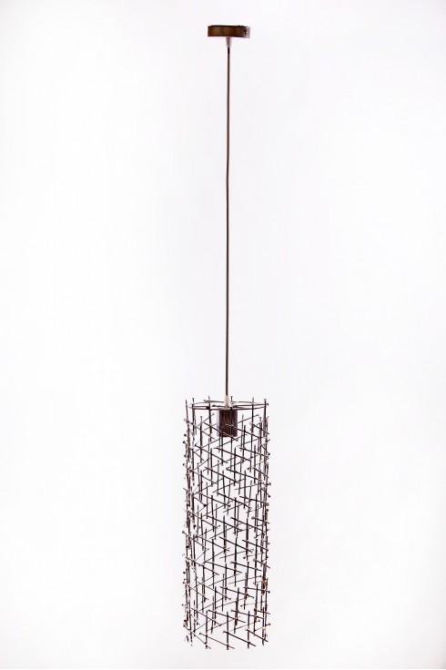 Світильник підвісний BARREL 500 срібний