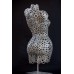 Манекен жіночий арт-деко із металевих шайб Alabama 00303А