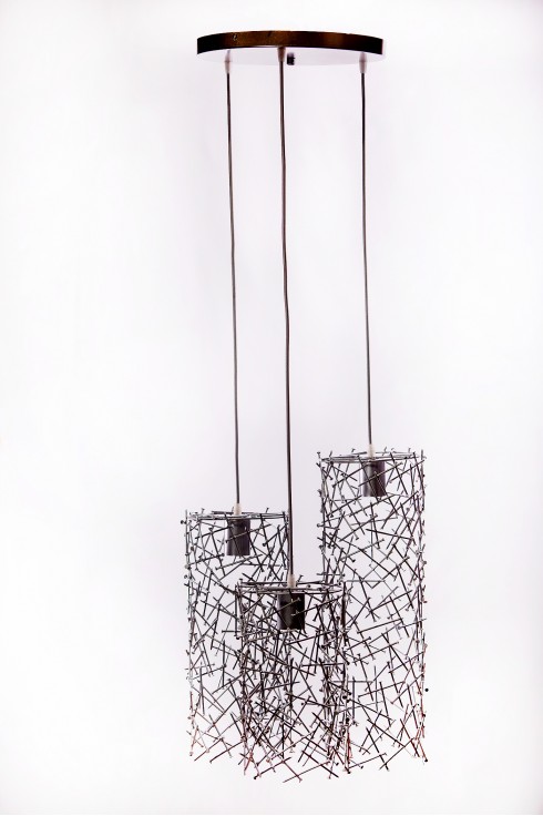 Світильник підвісний TRIPPLE срібний