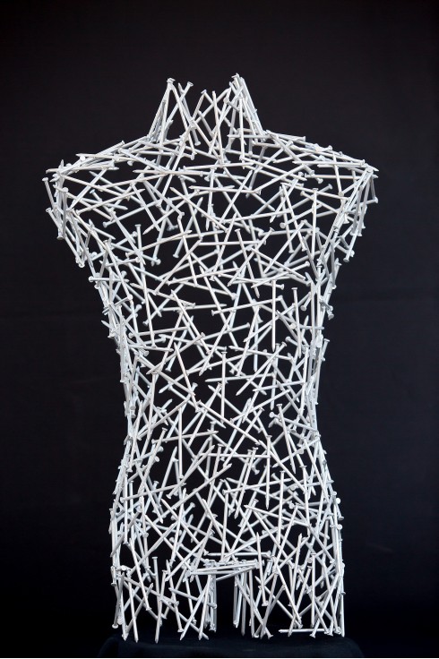 Манекен чоловічий арт-деко із цвяхів Arkansas 00901