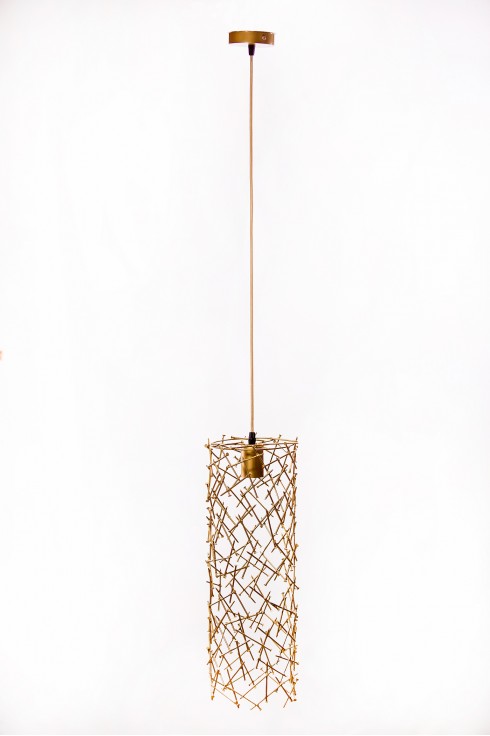 Світильник підвісний BARREL RANDOM 500 золотий