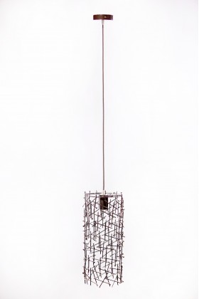 Світильник підвісний BARREL 400 темно-сірий