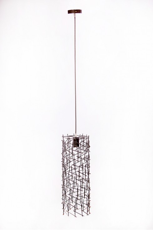 Світильник підвісний BARREL 500 темно-сірий